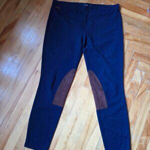 POLO Ralph Lauren Women Equestrian Riding Pants XL Navy Blue Legging